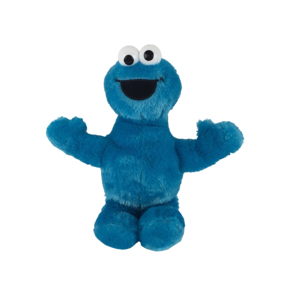 Sesame Street Cookie Monster Plush 10" Blue Just Play Soft Toy Muppets Kids 2025